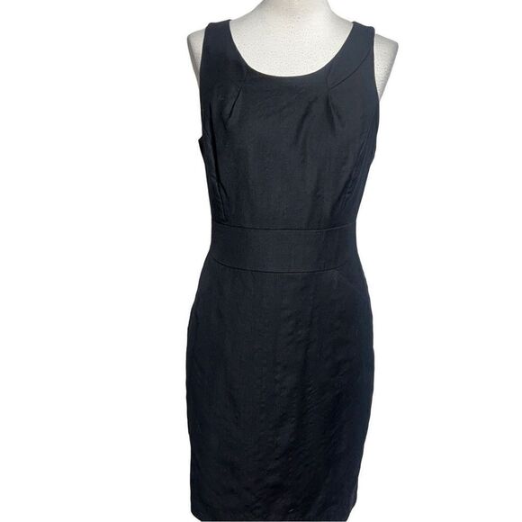 J. Crew Super 120's Little Black Dress Sleeveless and Fitted Size Small - Picture 1 of 6